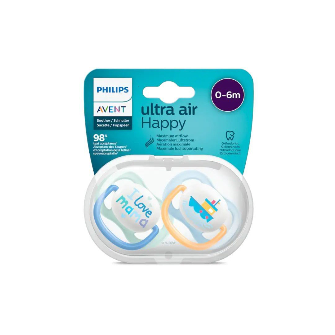 Suzeta Ultra Air, 0-6 luni, SCF 080/01, Philips Avent