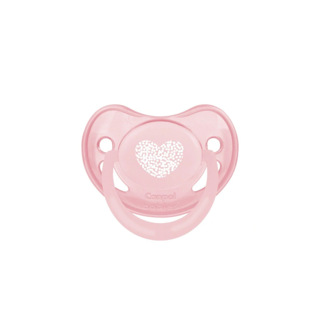 Suzeta silicon ortodontica 18 luni +, roz, 22/421, Canpol