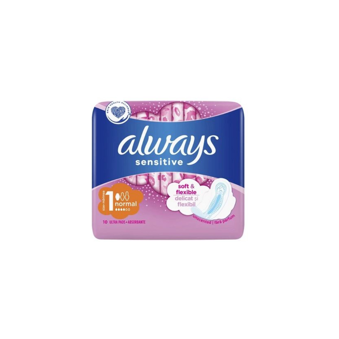 Tampoane Always Sensitive Ultra Plus, 10 bucati