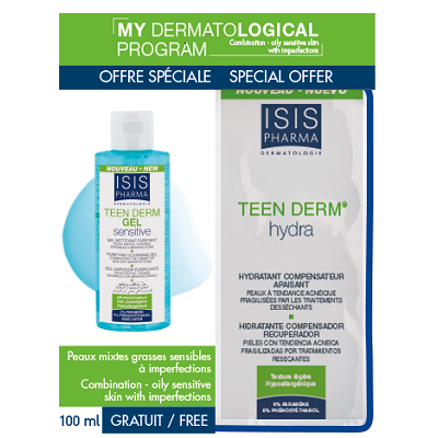 TEEN DERM GEL SENSITIVE 100ML+TEEN DER.HYDRA ANEE