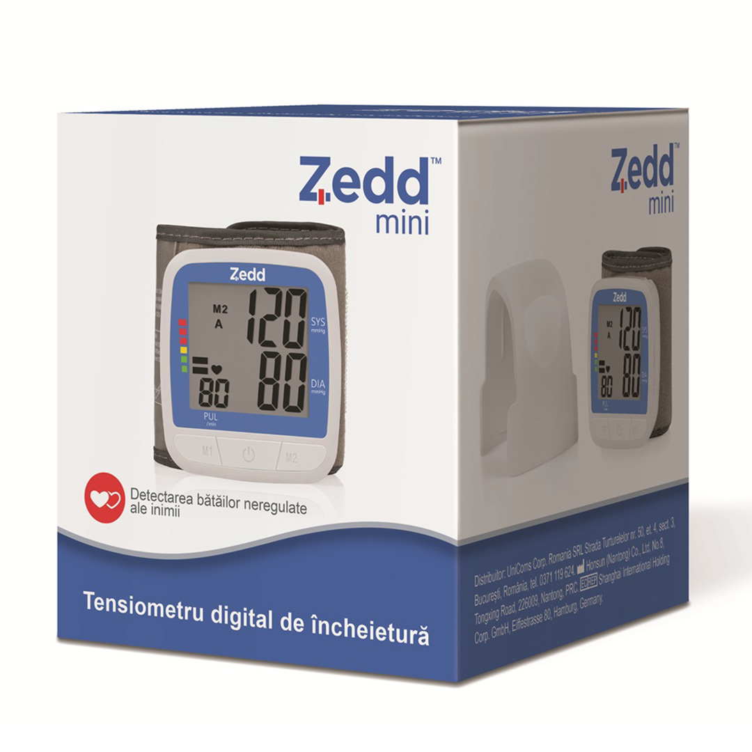 Tensiometru de incheietura Zedd Mini, 1 bucata, Honsun