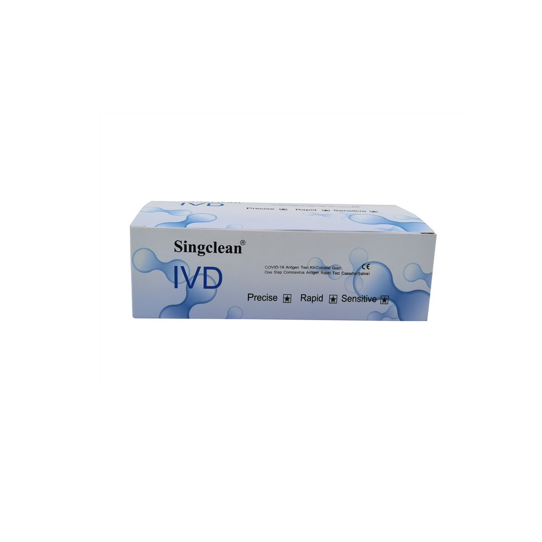 Test saliva rapid antigen COVID 19, 1 bucata, Singclean