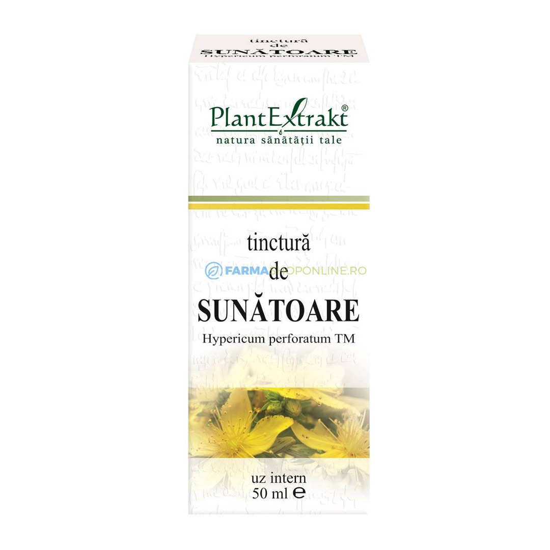 Tinctura de Sunatoare Hypericum perforatum TM, 50 ml, Plant Extrakt