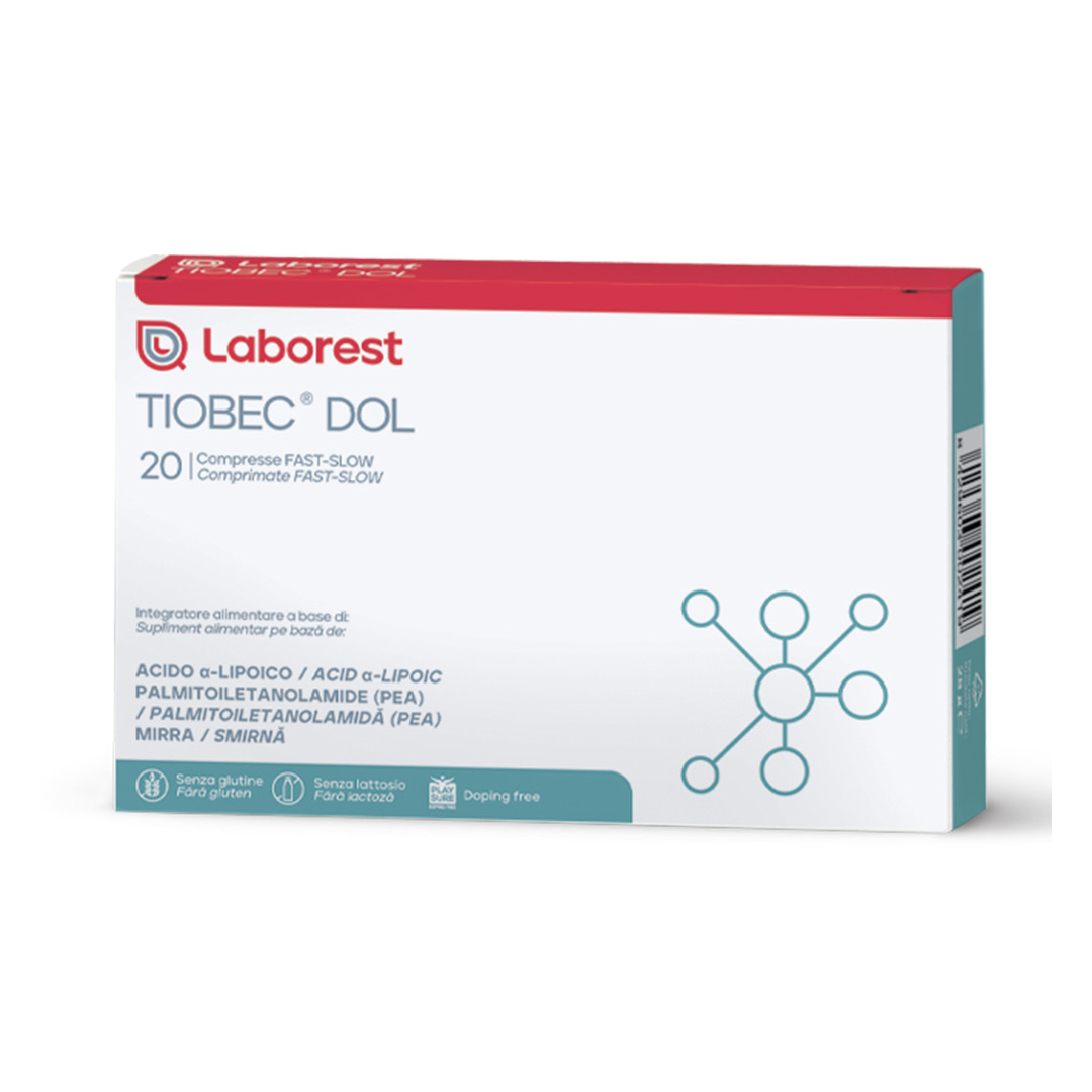 Tiobec Dol, 20 comprimate filmate, Laborest Italia