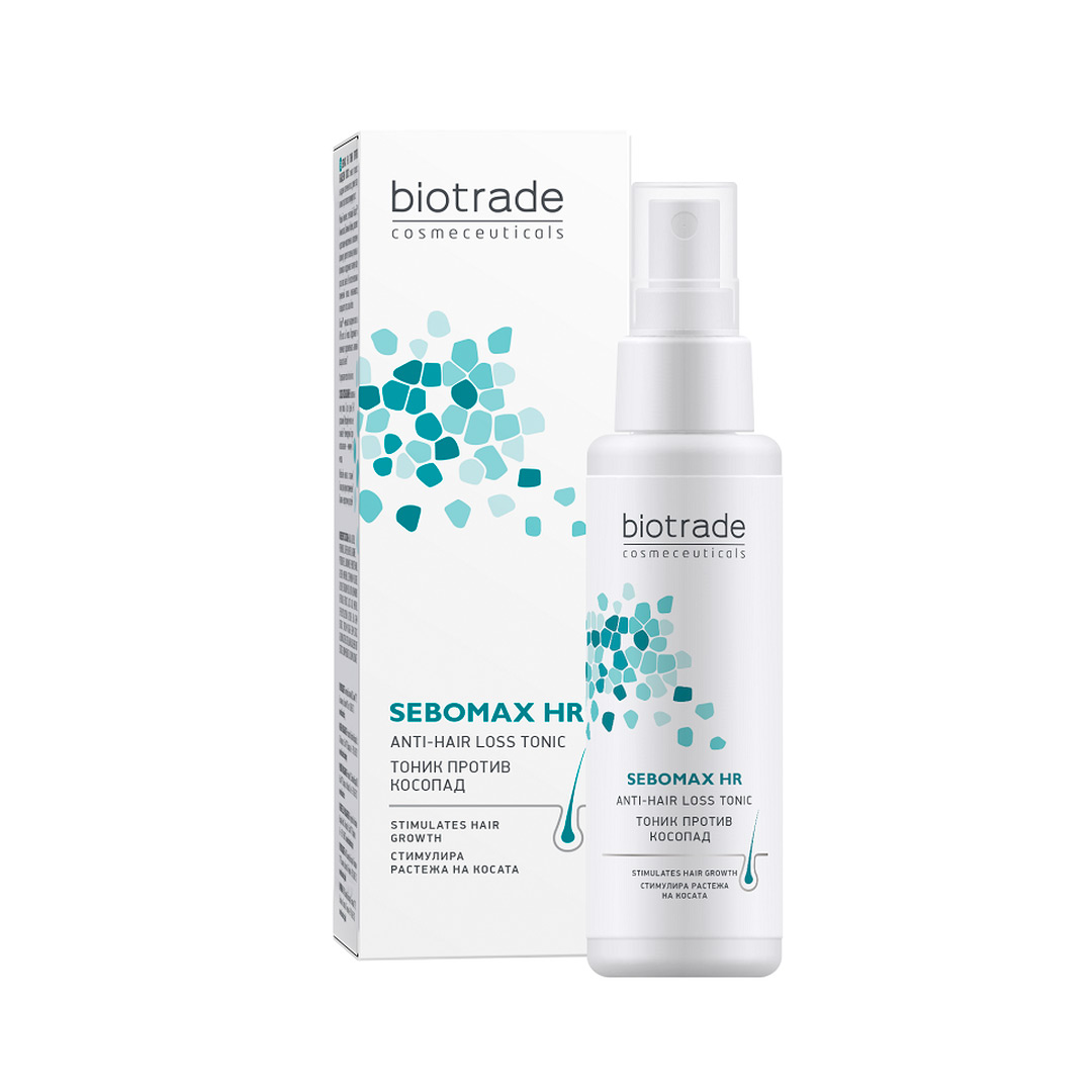 Tonic impotriva caderii parului Sebomax HR, 75 ml, Biotrade