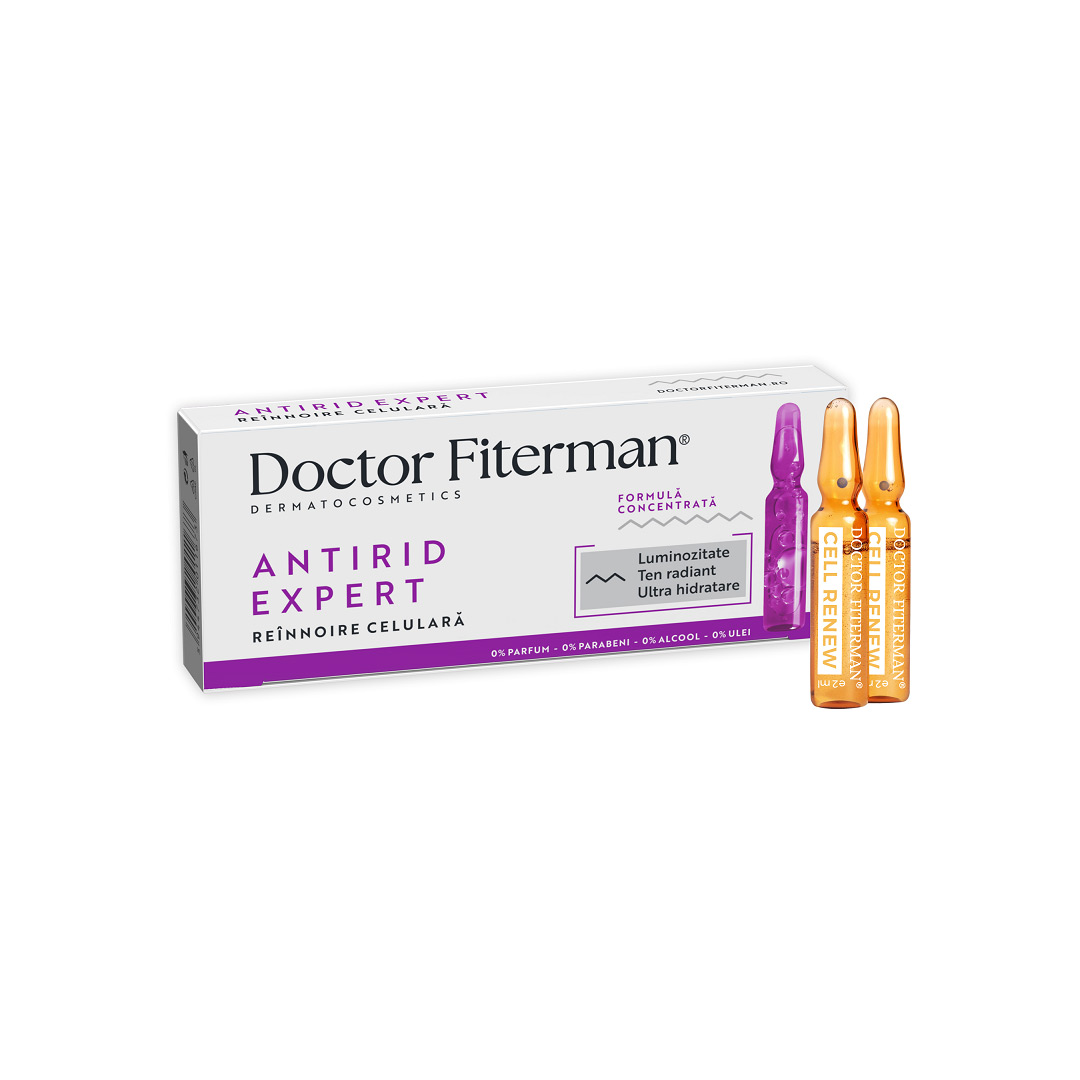 Tratament Antirid Expert, 10 fiole x 2 ml, Fiterman