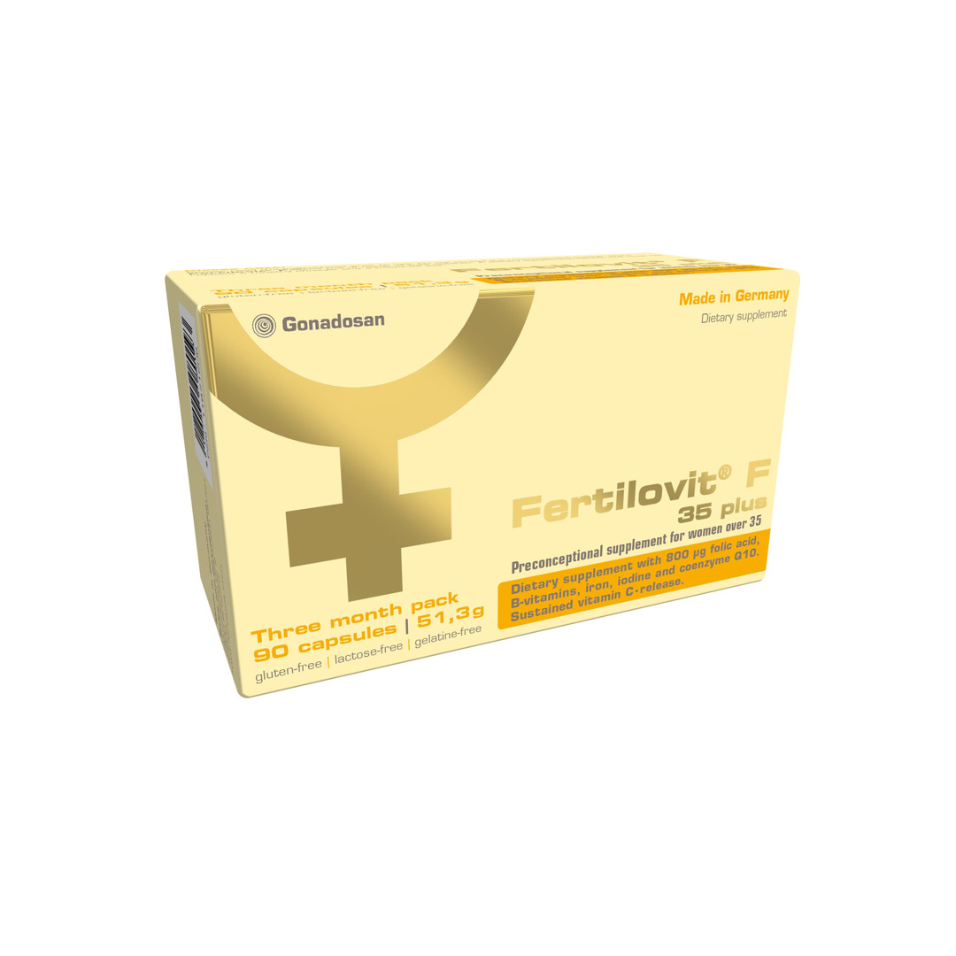 Tratament infertilitate femei, Fertilovit F 35plus, 90 capsule, Gonadosan