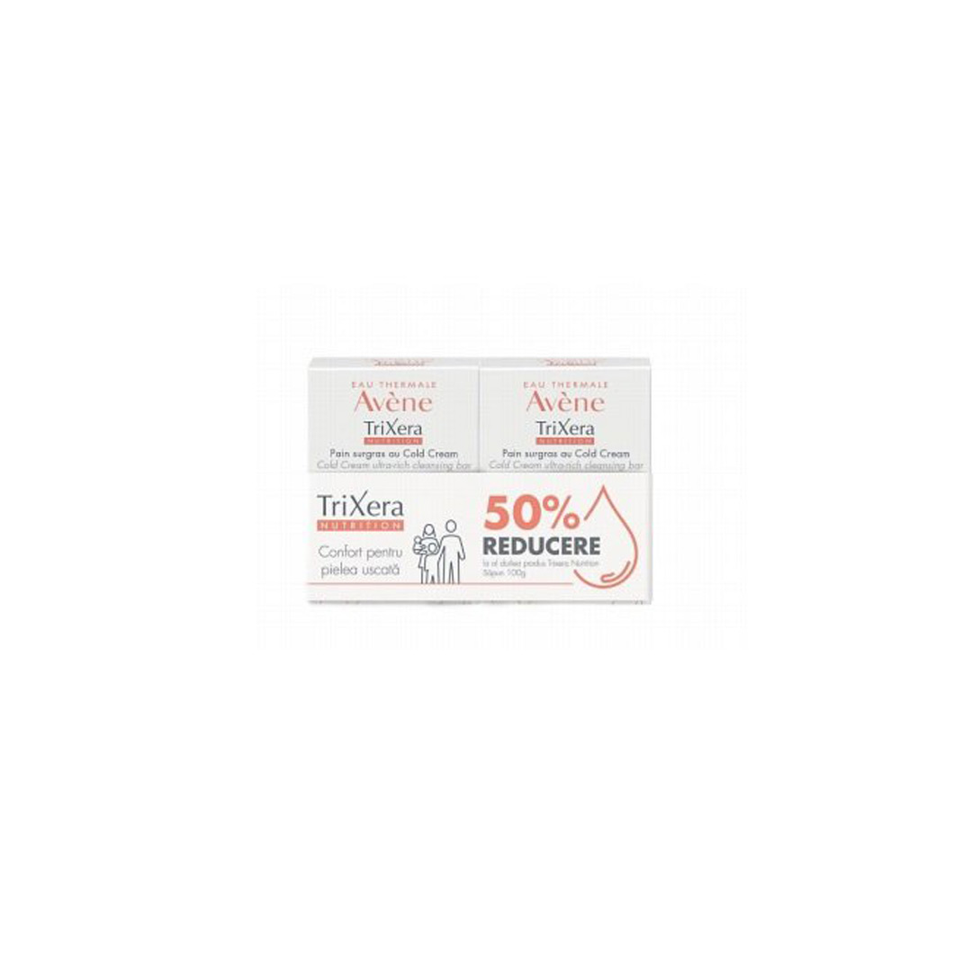Trixera Nutrition sapun 100 g, 1+1, -50% reducere la al-2lea produs, Avene