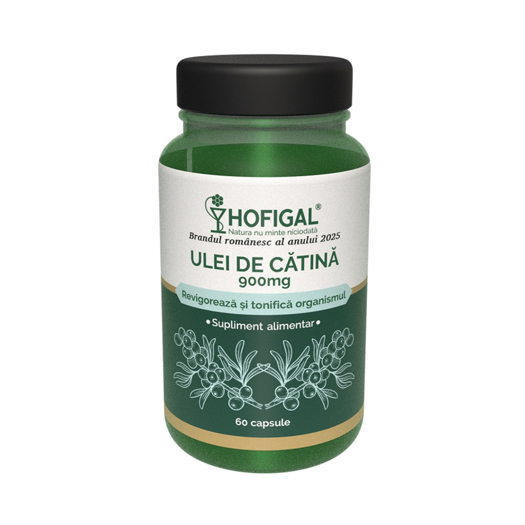 Ulei de catina, 900 mg, 60 capsule, Hofigal