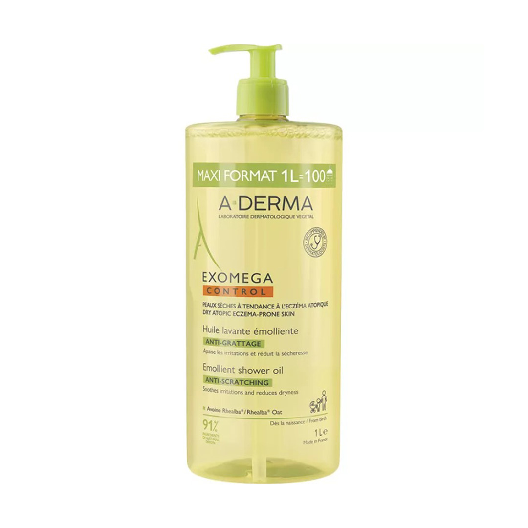 Ulei de dus emolient Exomega Control, 1000 ml, A-Derma
