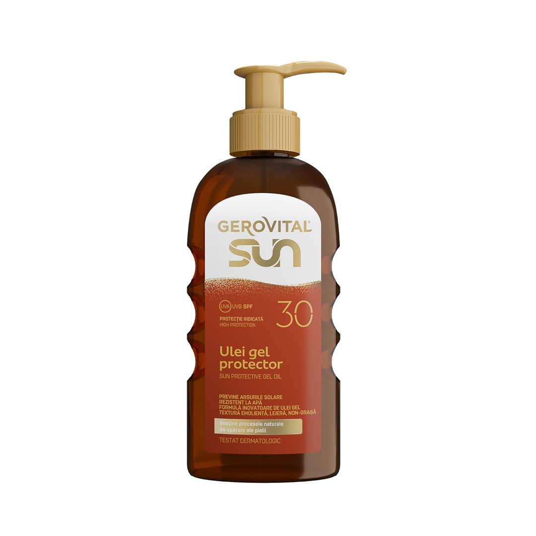 Ulei tip gel protector cu SPF 30 Sun, 150 ml, Gerovital