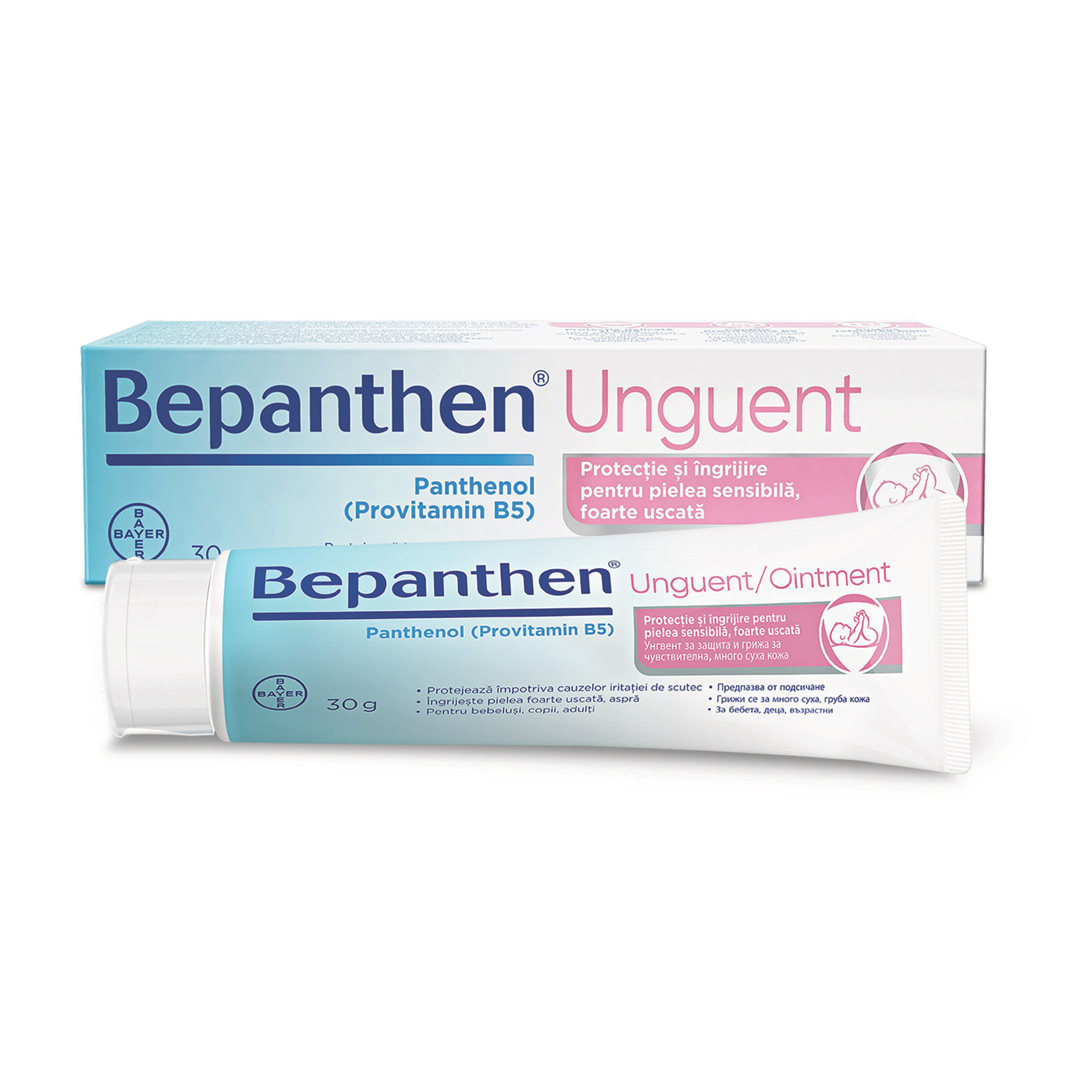 Unguent pentru iritatiile de scutec Bepanthen, 30 g, Bayer