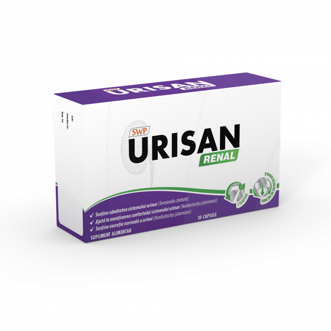 Urisan renal, 30 capsule moi, Sun Wave Pharma
