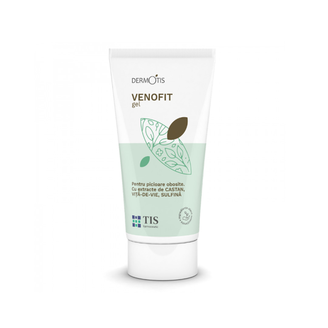 Venofit gel cu castane Dermotis, 50 ml, Tis Farmaceutic