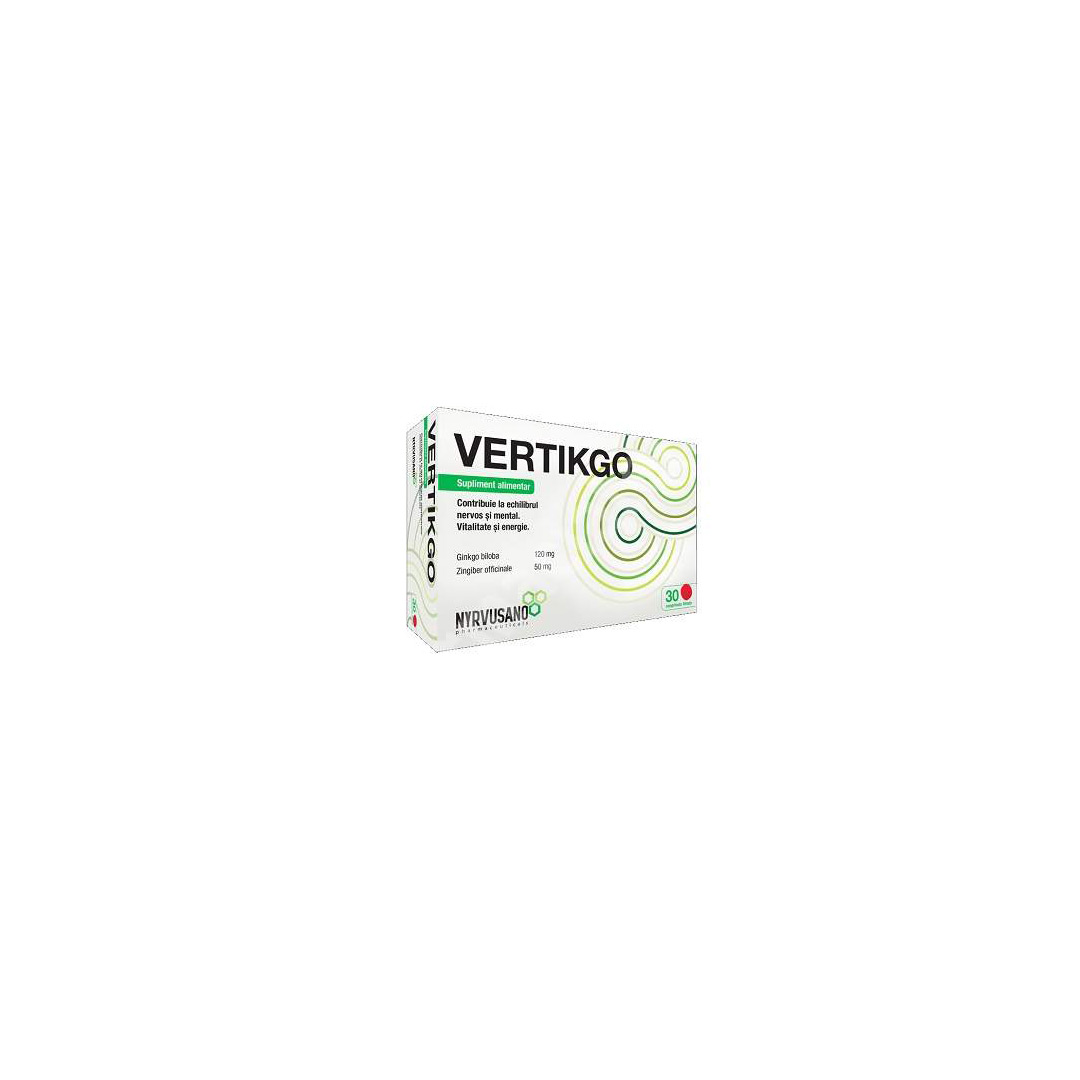 Vertikgo, 30 comprimate, Nyrvusano Pharmaceuticals