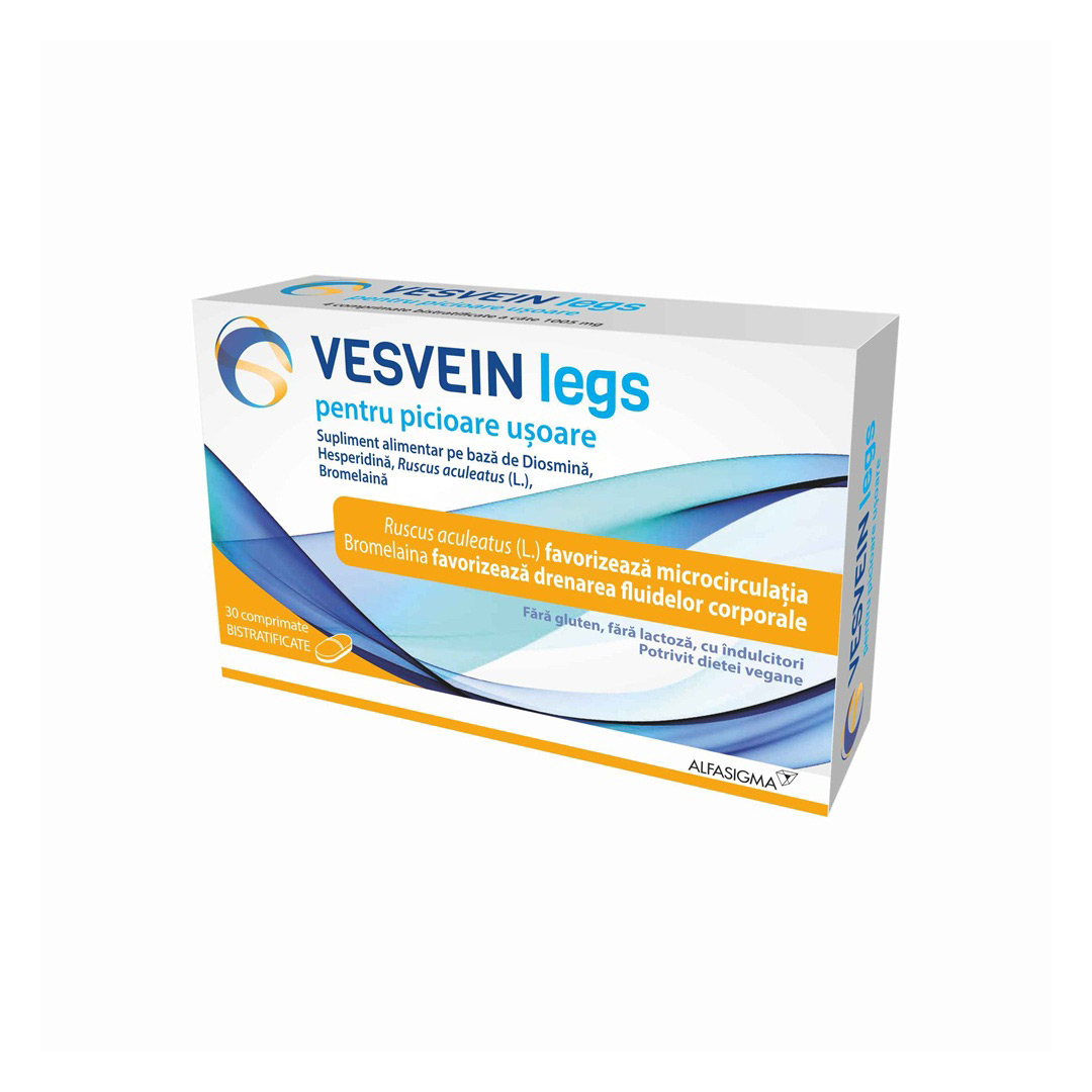 Vesvein Legs, 30 comprimate, Alfasigma