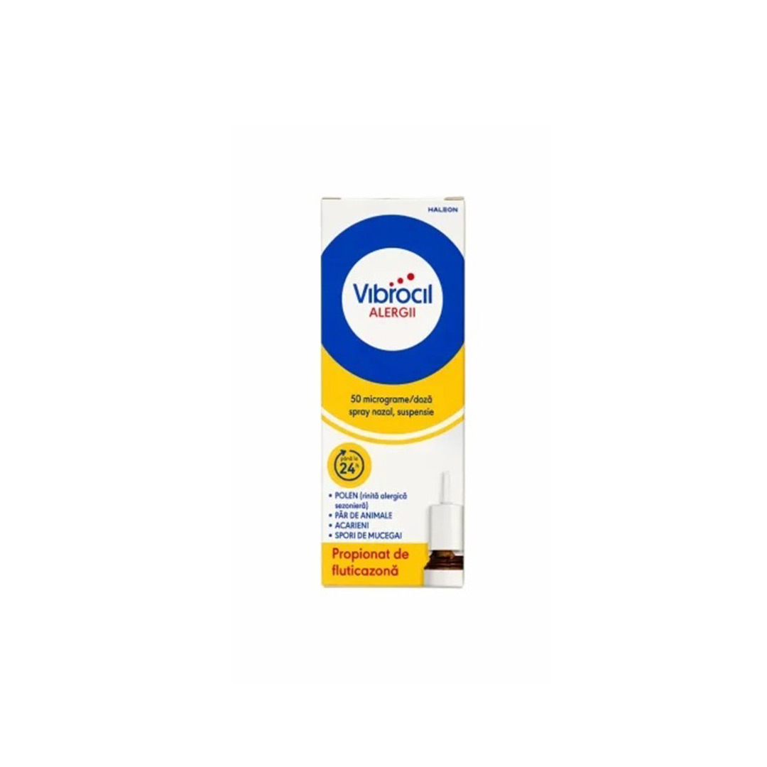 Vibrocil Alergii 50 mcg/doza, spray nazal, suspensie, 60 doze, Haleon