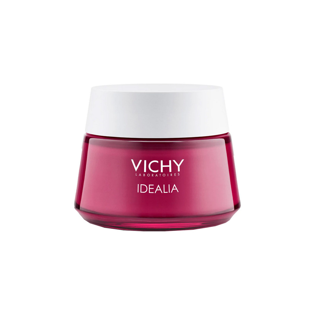 Crema energizanta Vichy Idealia cu efect de netezire si iluminare a tenului pentru ten normal-mixt, 50 ml