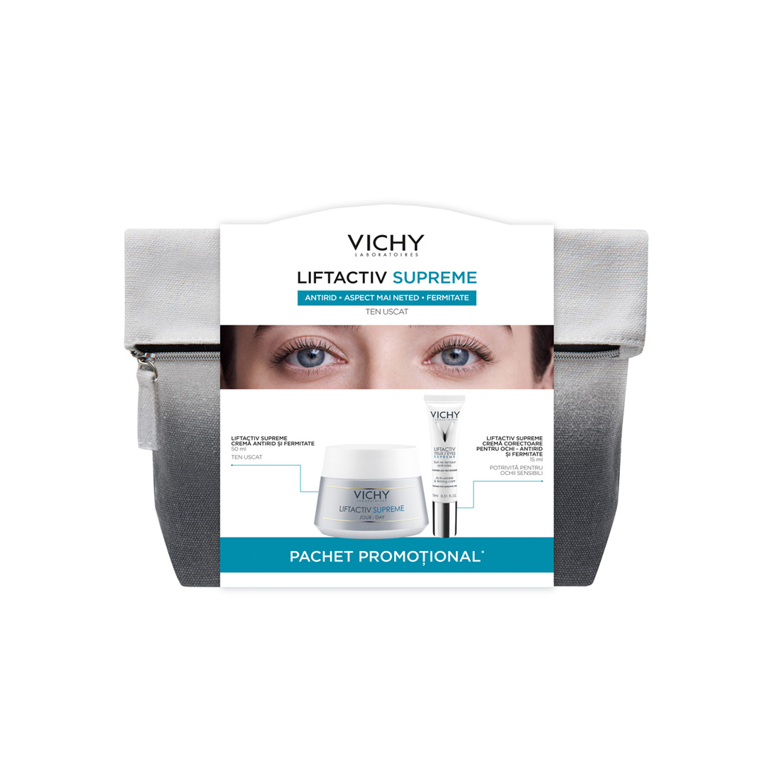 Vichy (pt ten normal mixt) Liftactiv Supreme Crema ps + Crema Contur Ochi -75% Reducere