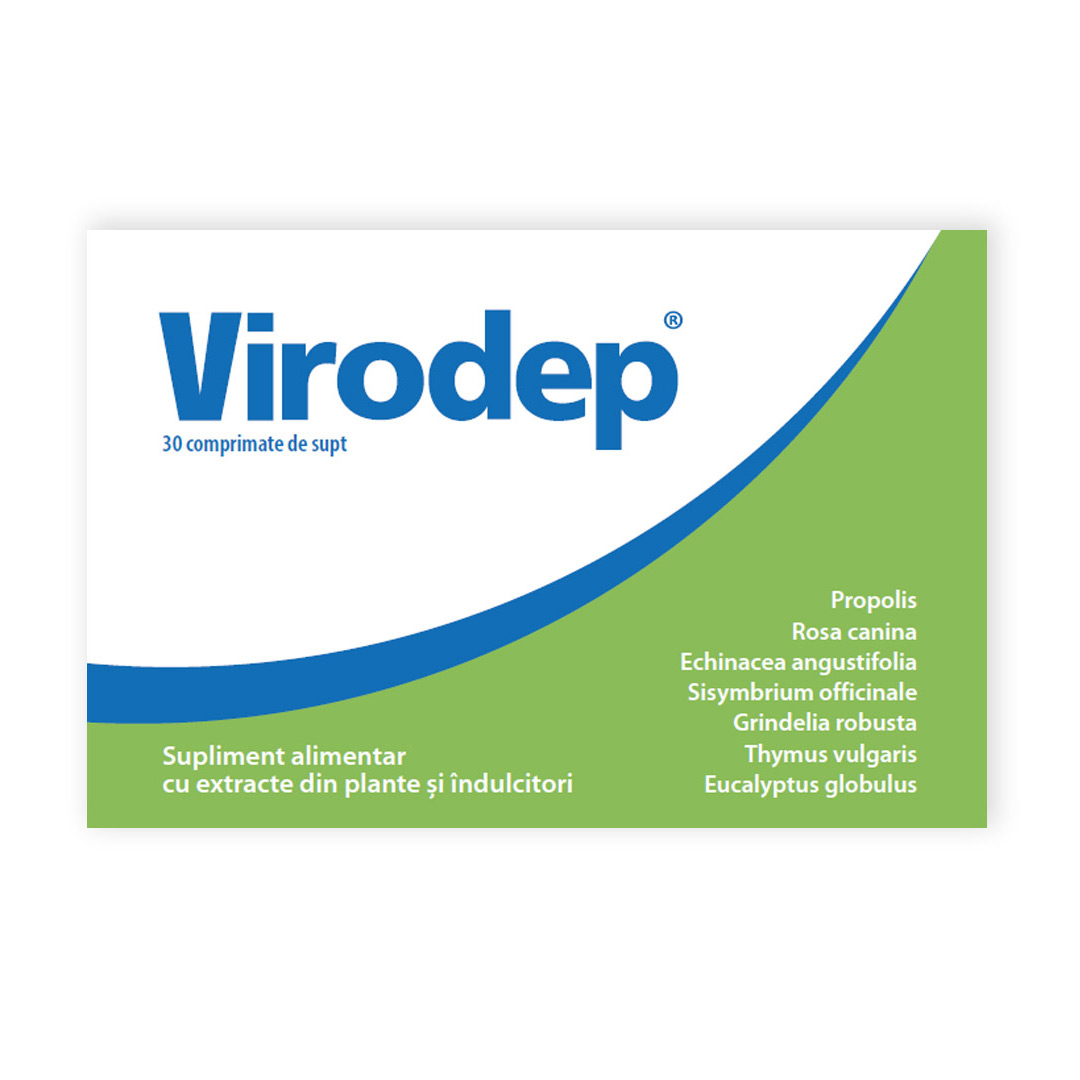 Virodep comprimate supt,  30 comprimate, Dr. Phyto