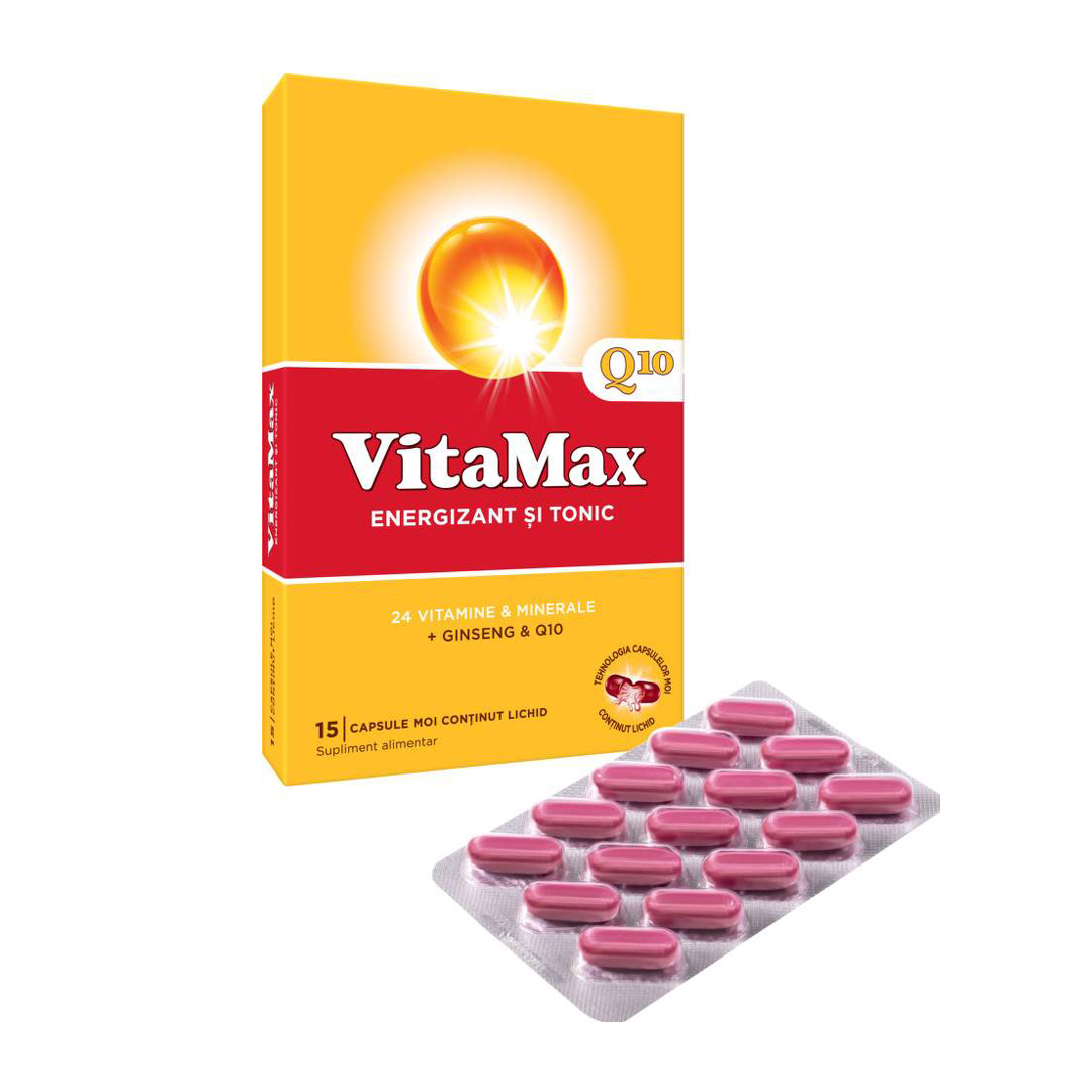 Vitamax Q10, 15 capsule moi
