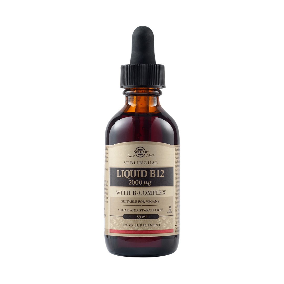 Vitamina B12 lichida sublinguala 2000 mcg, 59 ml, Solgar