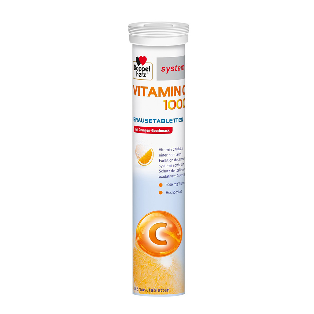 Vitamina C, 1000 mg, 20 capsule efervescente, Doppelherz