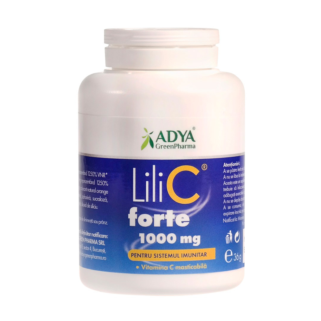 Vitamina C 1000 mg Lili C Forte, 30 comprimate, Adya Green Pharma