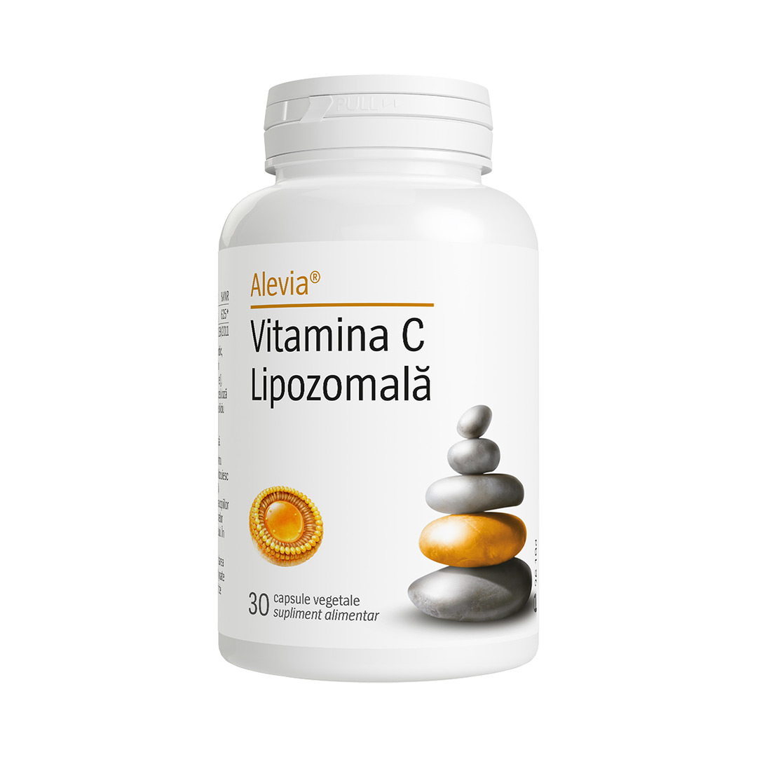 Vitamina C lipozomala, 30 capsule vegetale, Alevia