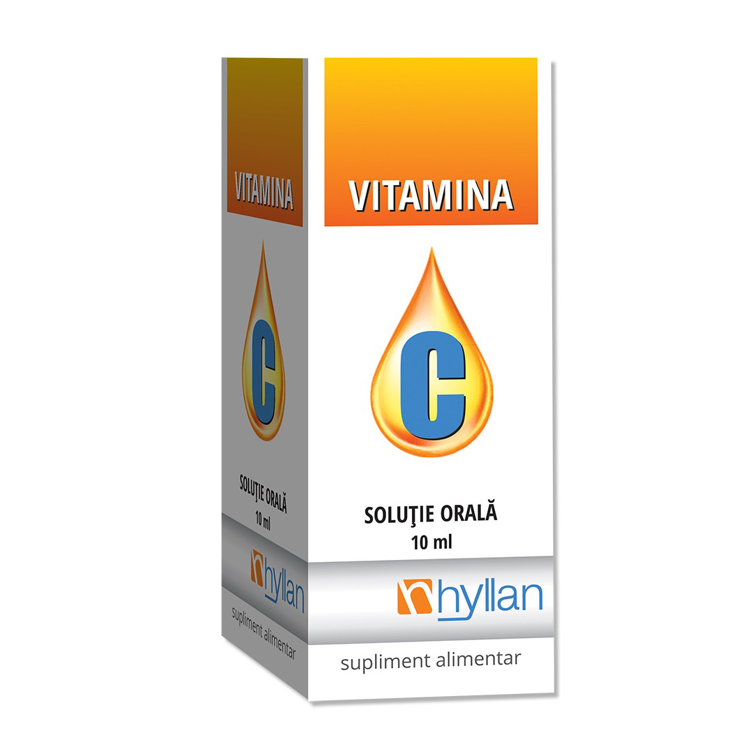 Vitamina C solutie orala, 10 ml, Hyllan