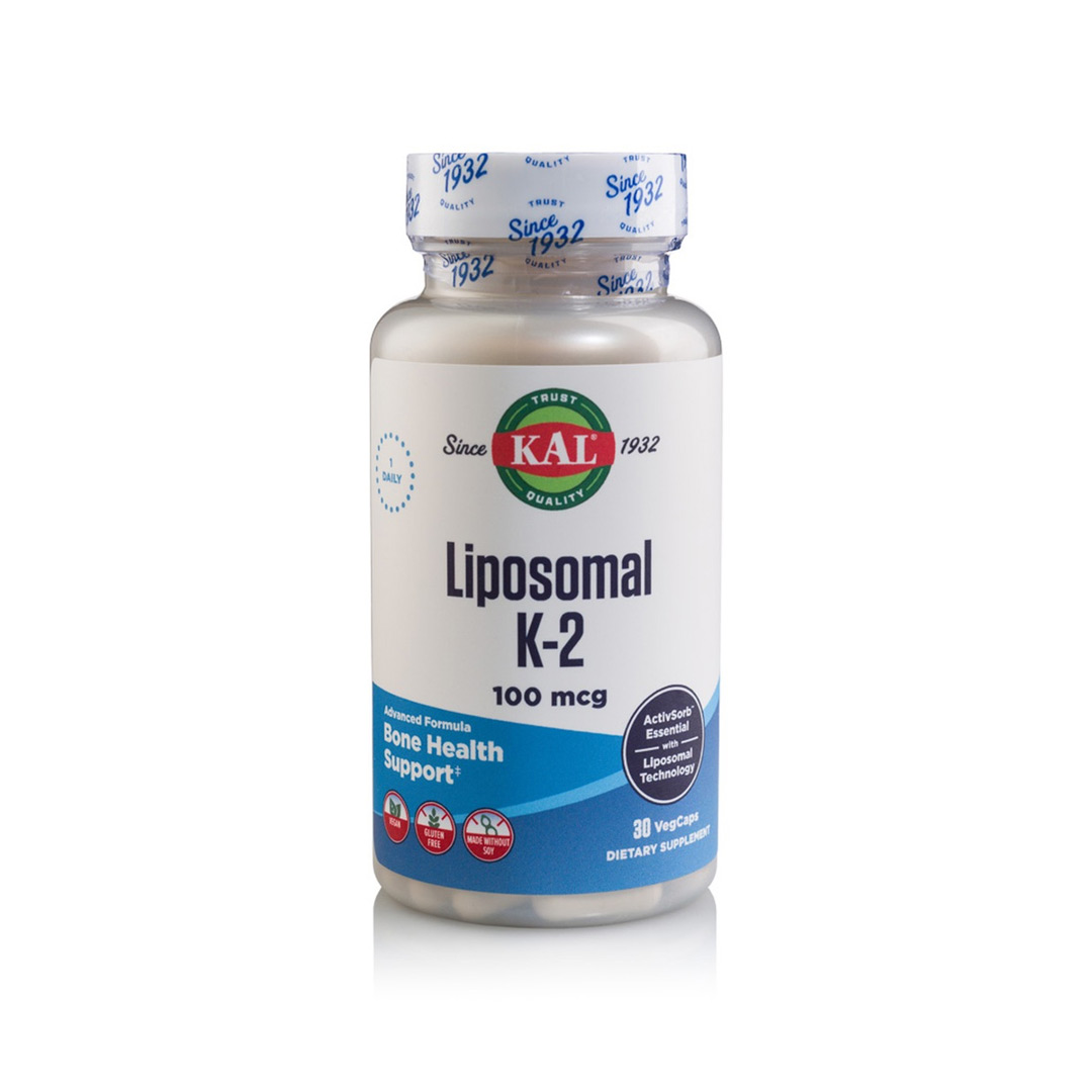 Vitamina K2 Liposomal Kal, 100 mcg, 30 capsule vegetale, Secom