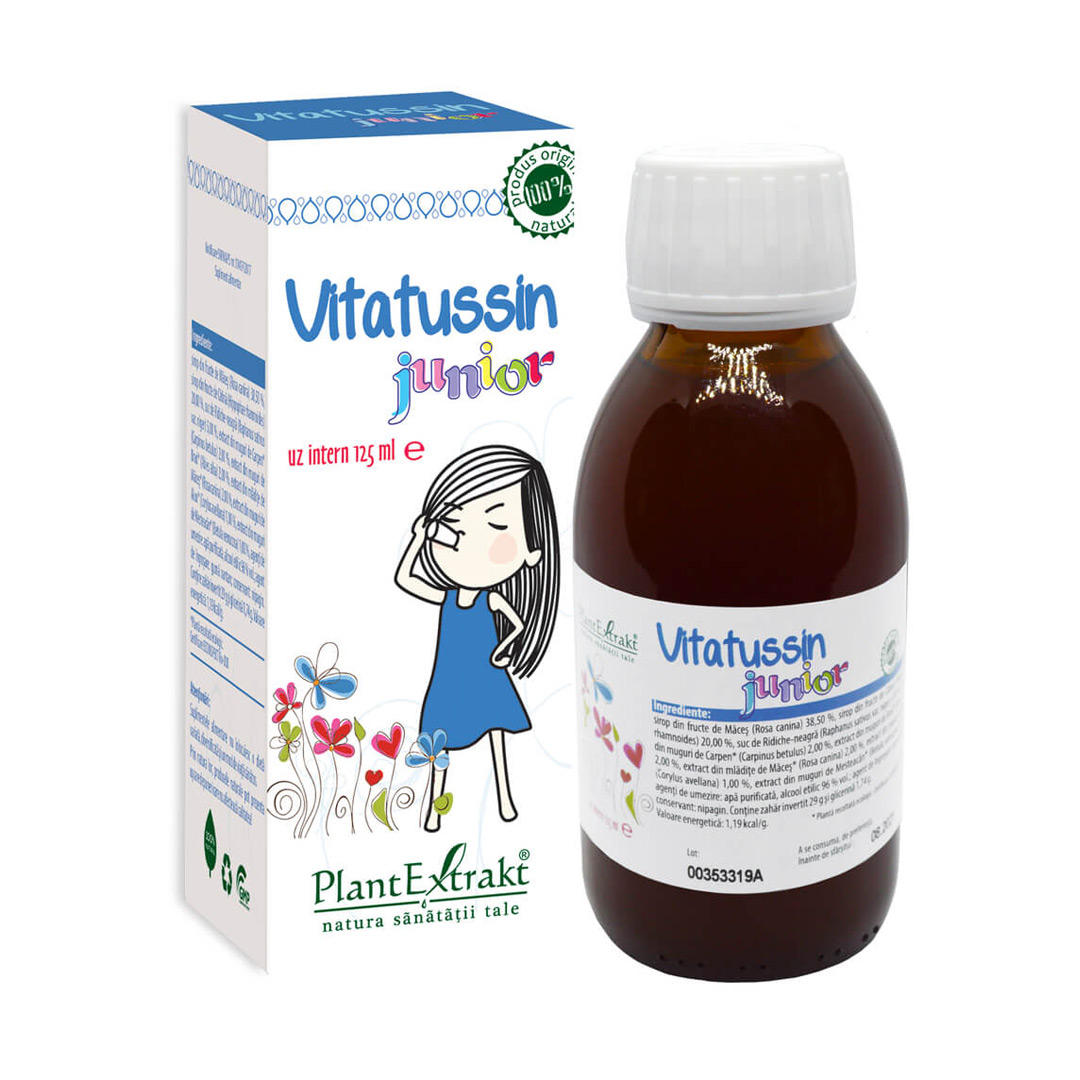 Vitatussin junior, 125 ml, Plantmed