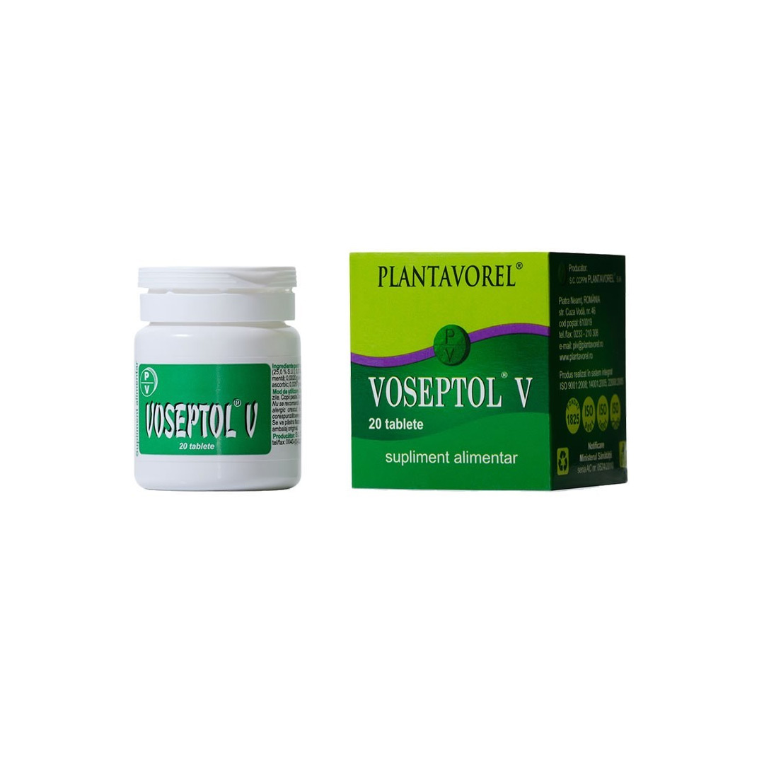 Voseptol V, 20 tablete, Plantavorel
