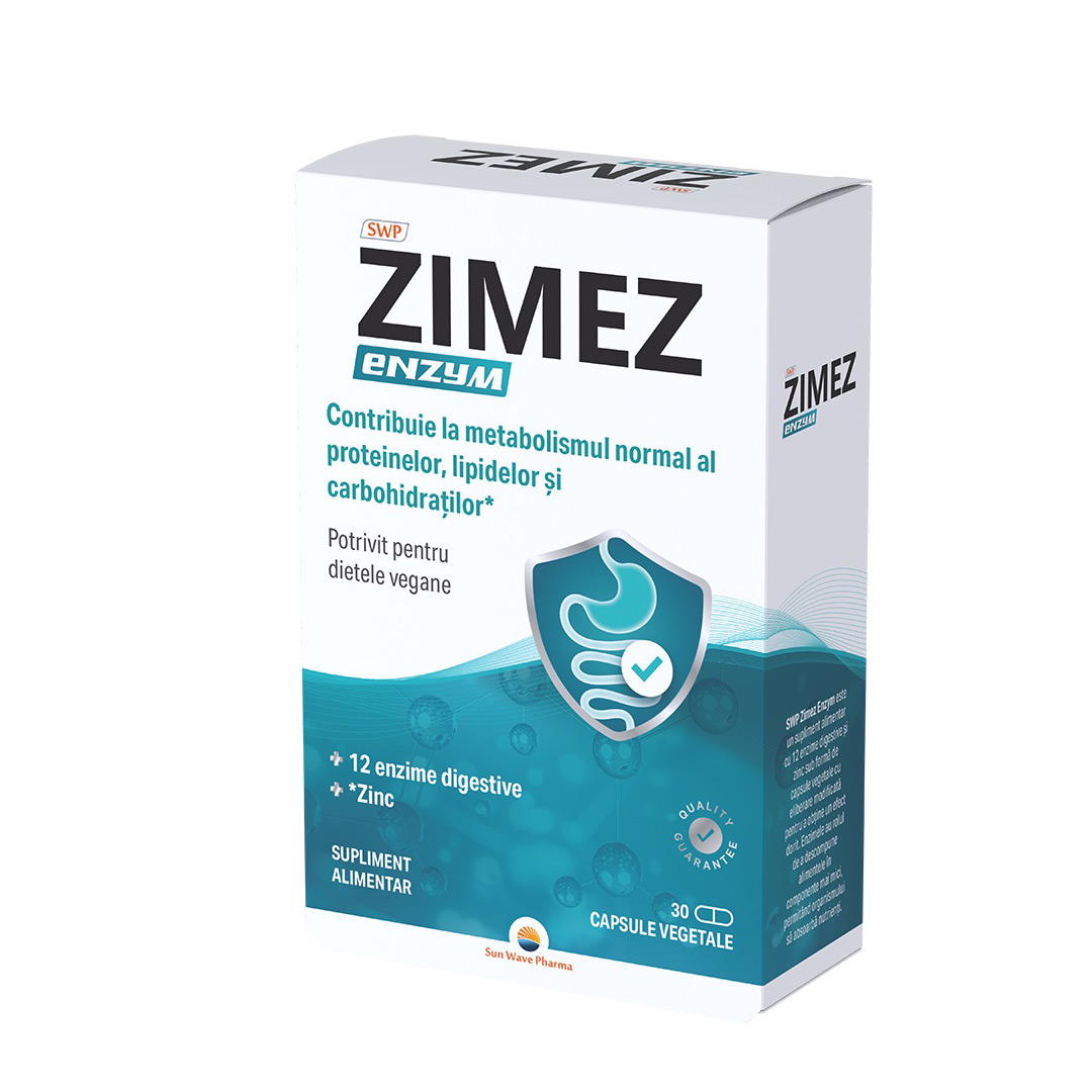 Zimez Enzym, 30 capsule, Sun Wave Pharma