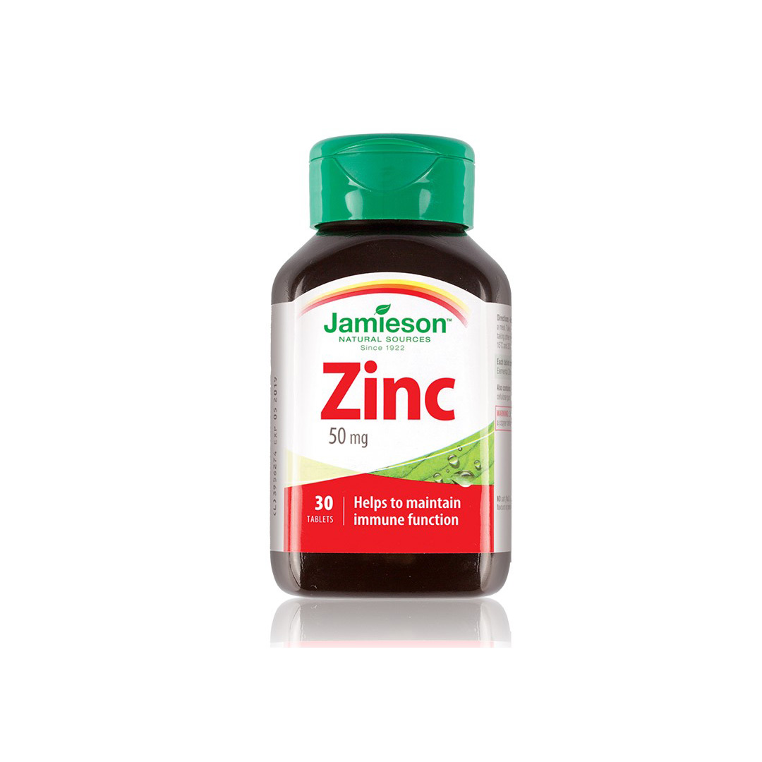 Zinc 50mg, 30 tablete, Jamieson