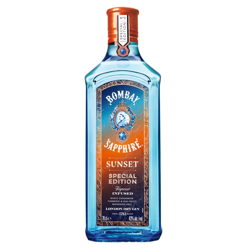Gin - BOMBAY SAPPHIRE SUNSET LIMITED 0,7 L, beicevreipro.ro