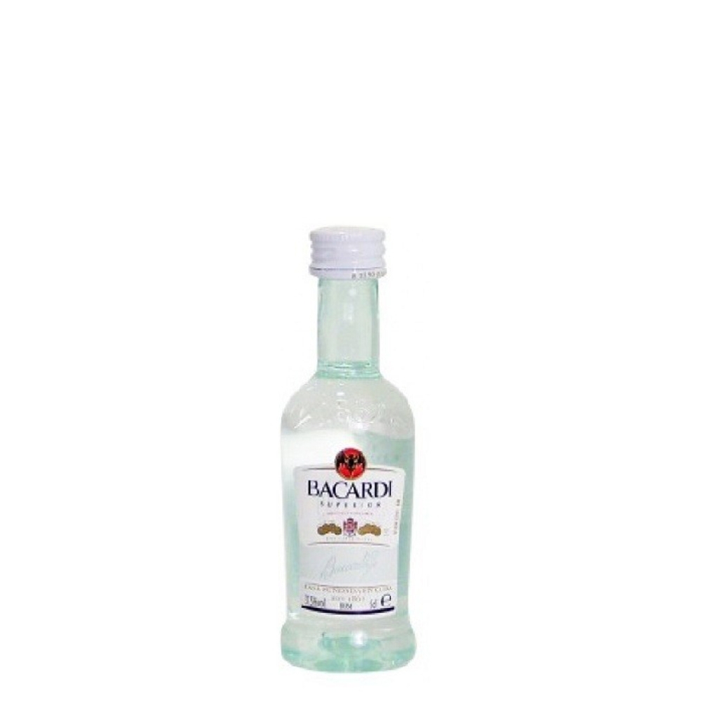 White - BACARDI CARTA BLANCA 0,05 L 40%, beicevreipro.ro