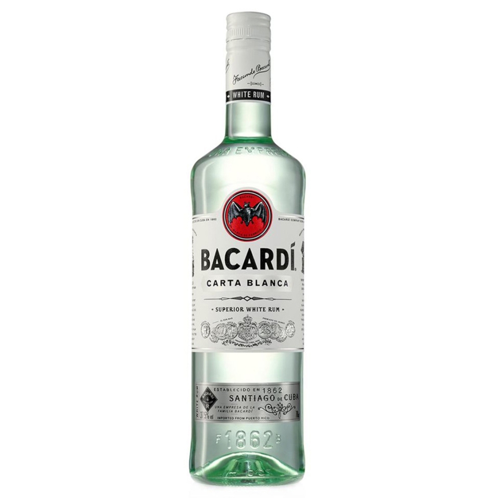 White - BACARDI CARTA BLANCA 0.7 L 37.5%, beicevreipro.ro