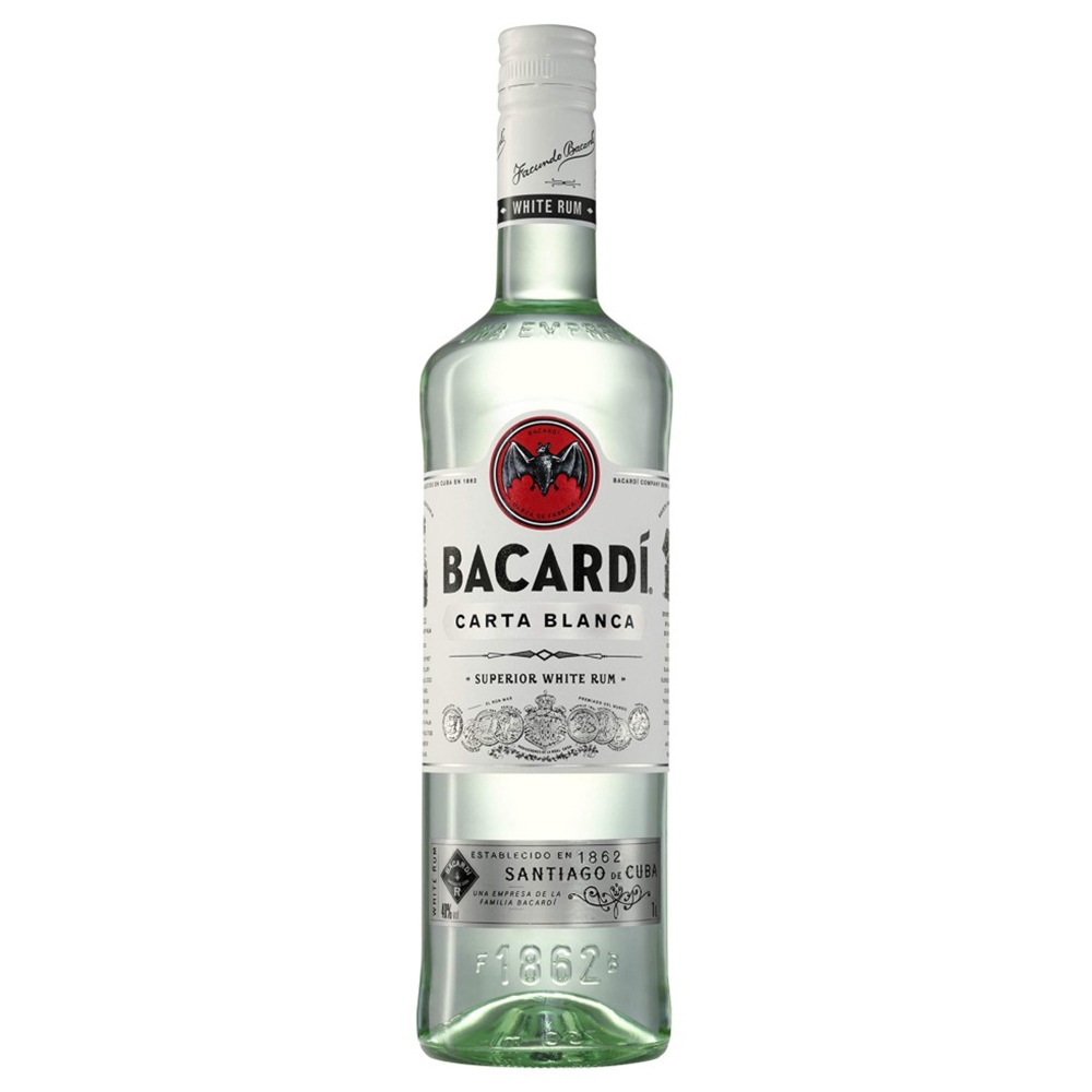 White - BACARDI CARTA BLANCA 1 L 37.5%, beicevreipro.ro