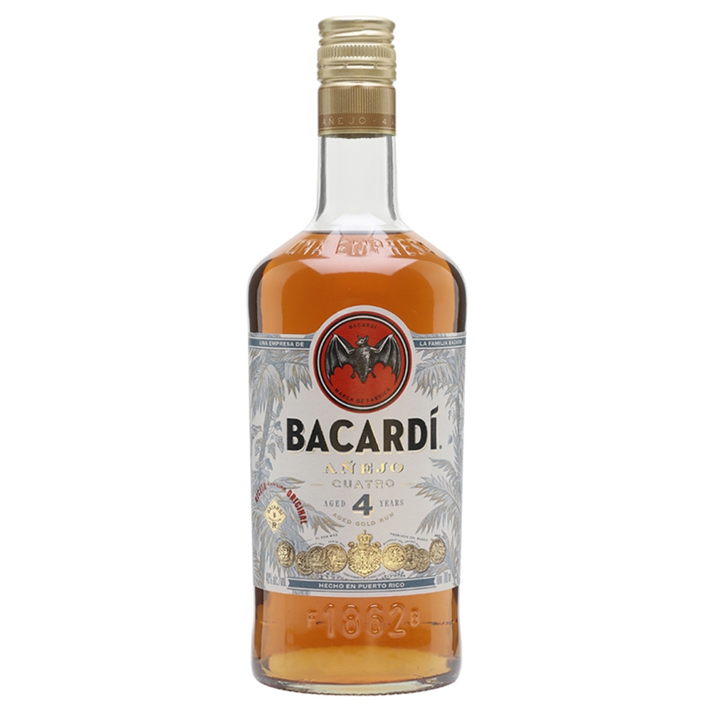 Gold&aged - BACARDI CUATRO 0.7 L 40%, beicevreipro.ro