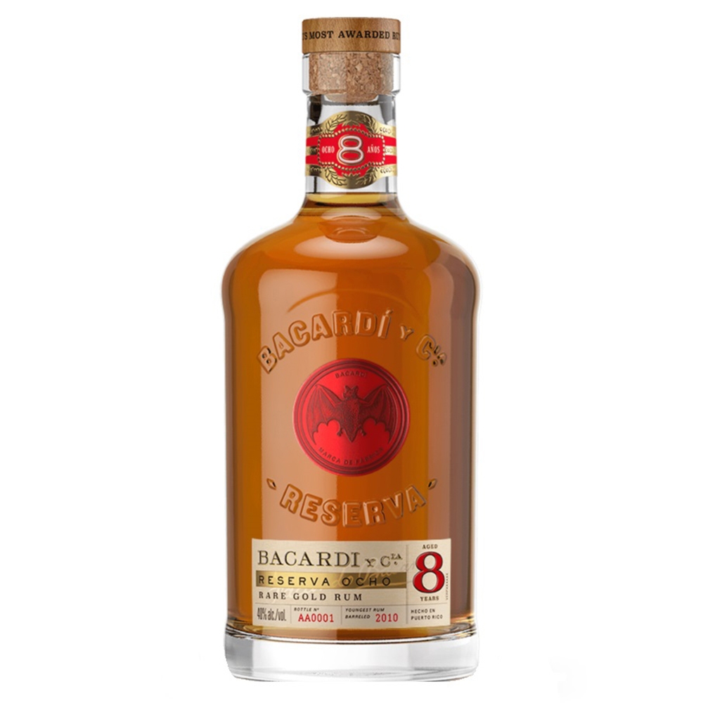Gold&aged - BACARDI RESERVA OCHO 0,7 L 40%, beicevreipro.ro