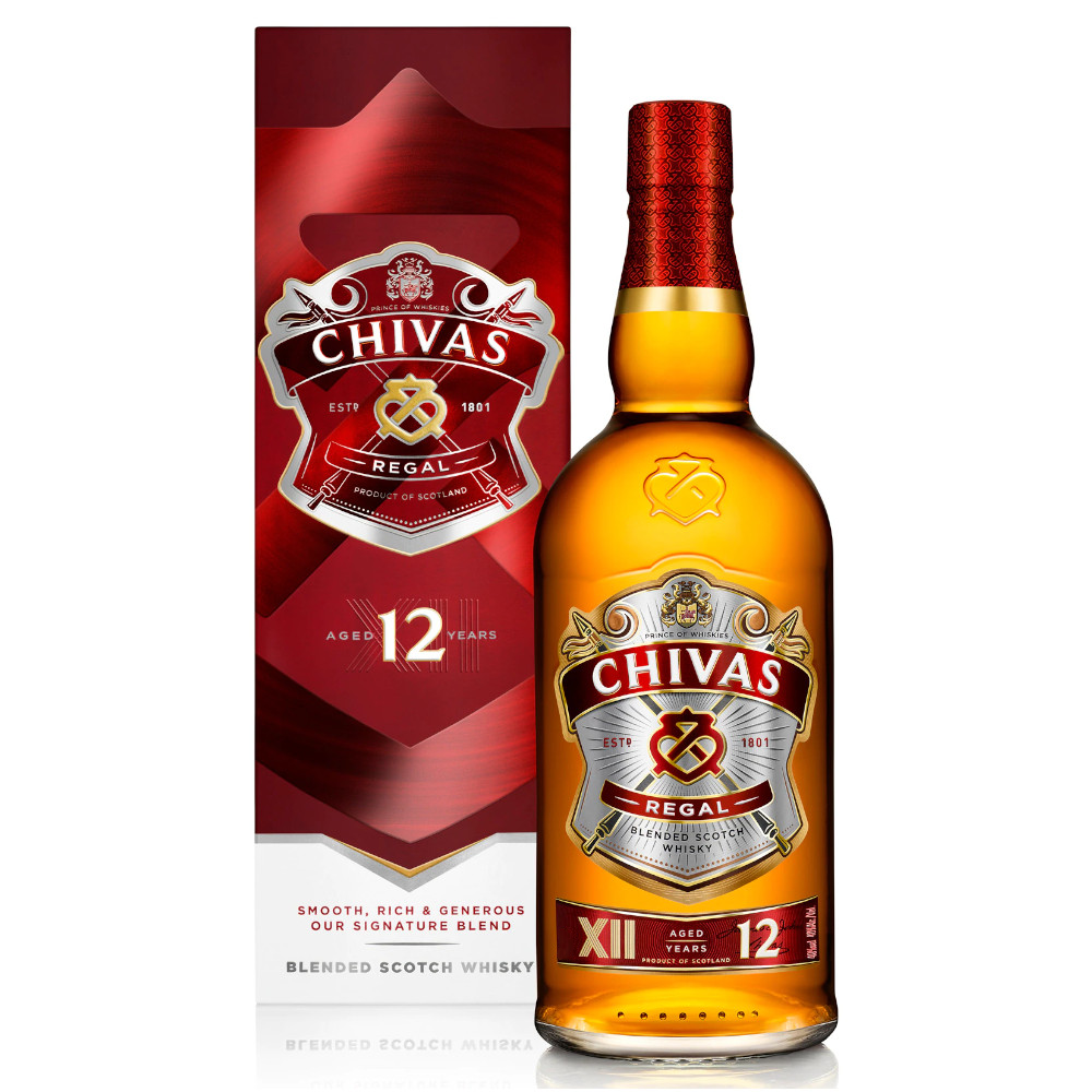 Blended Whisky - CHIVAS REGAL 12 YO 0.7L CUTIE CARTON 40%, beicevreipro.ro