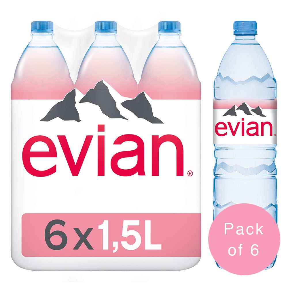 Necarbogazos - EVIAN 1.5L - PET, beicevreipro.ro