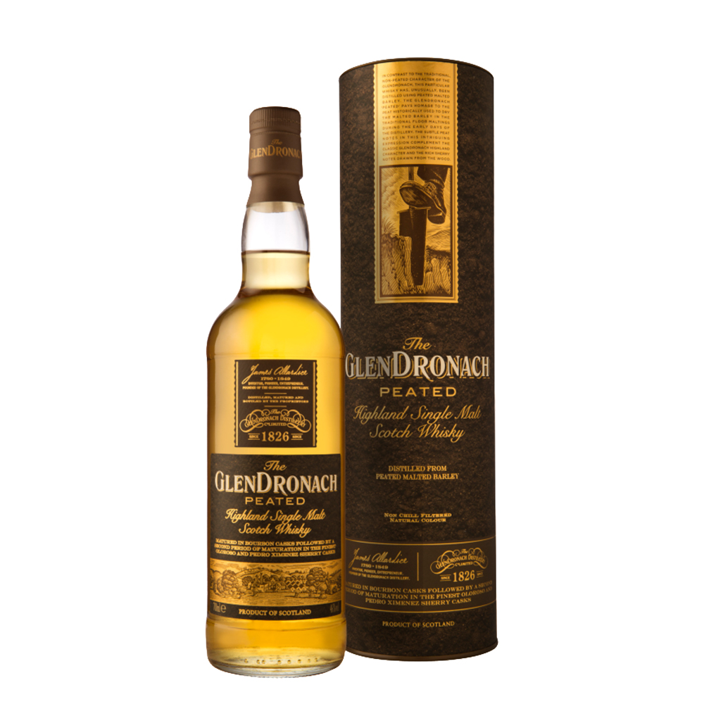 Single Malt Whisky - GLENDRONACH WHISKY PEATED 0.7L 46%, beicevreipro.ro