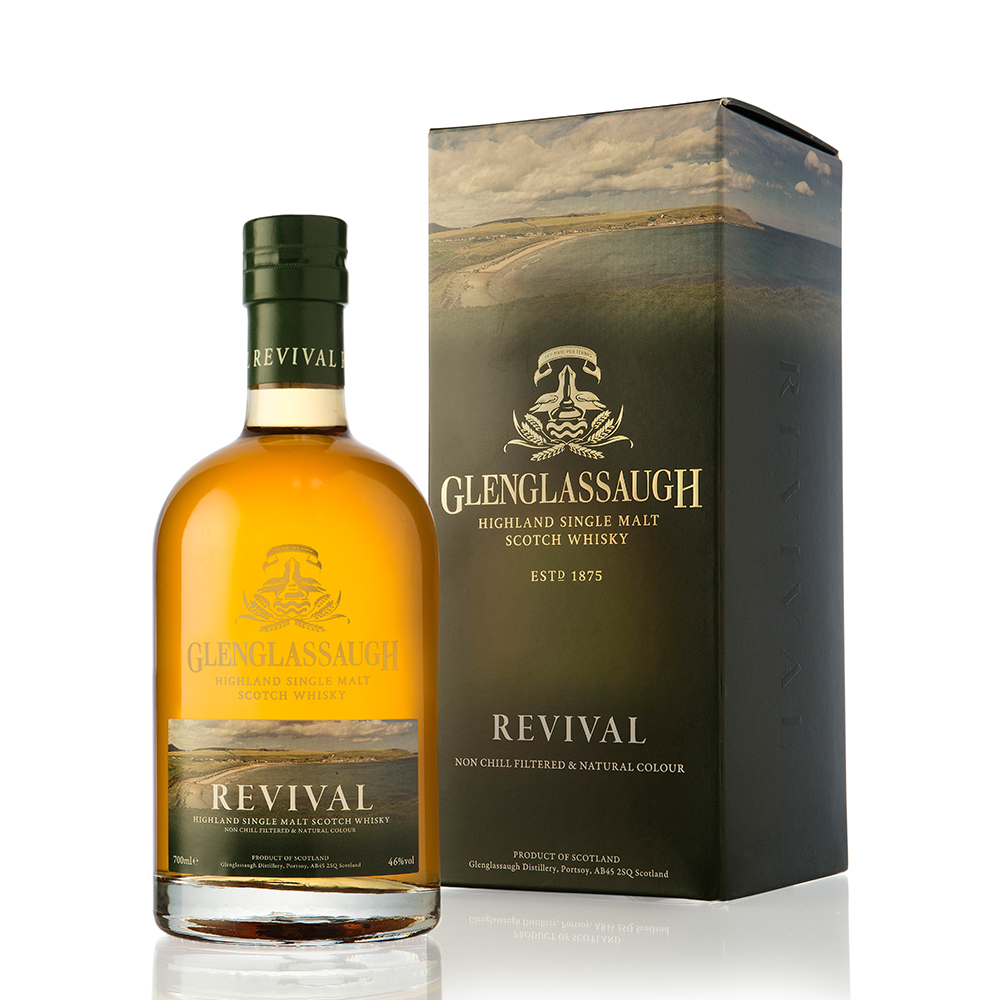 Single Malt Whisky - GLENGLASSAUGH WHISKY REVIVAL 0.7L 46%, beicevreipro.ro