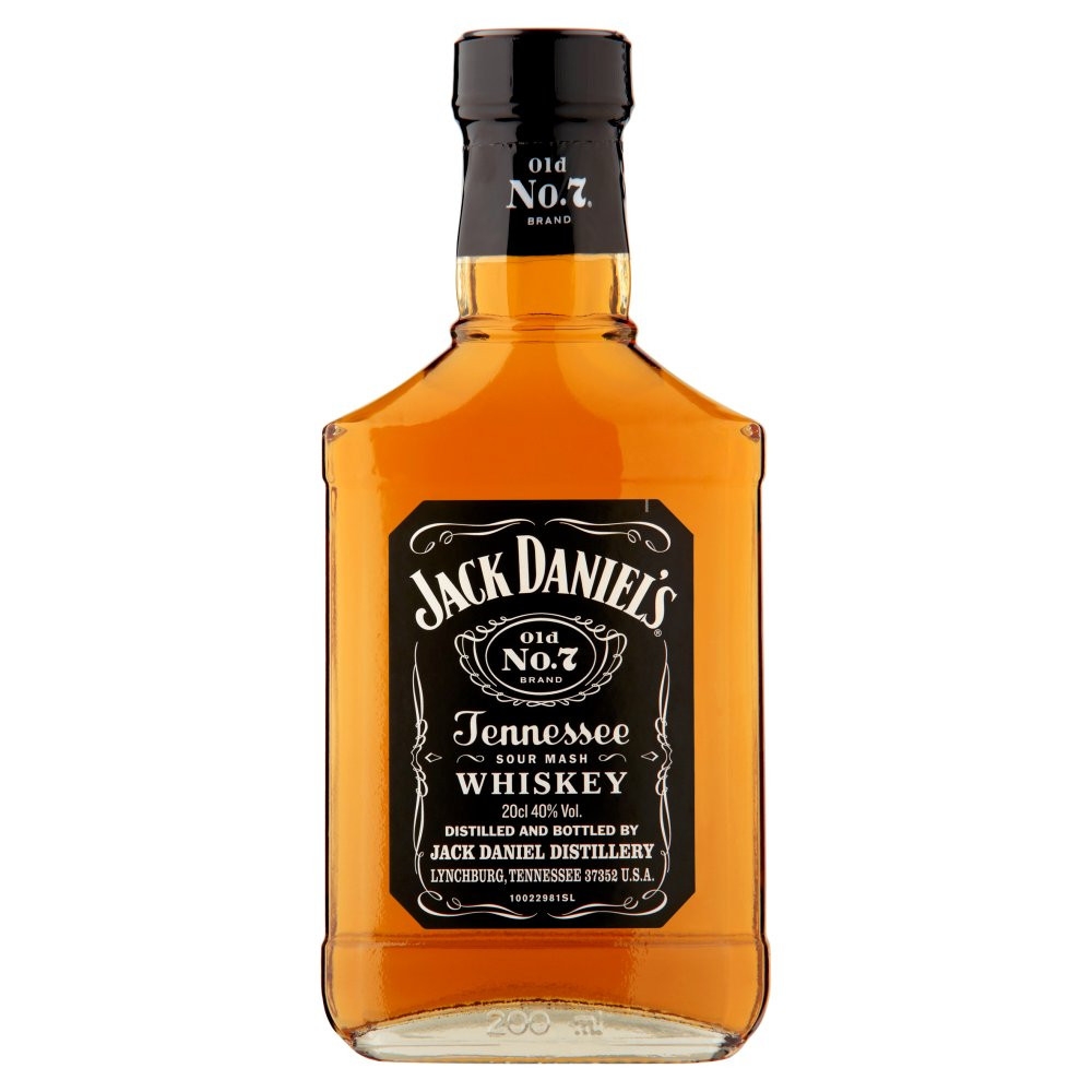 Tennessee Whiskey - JACK DANIEL`S 0.2L 40%, beicevreipro.ro