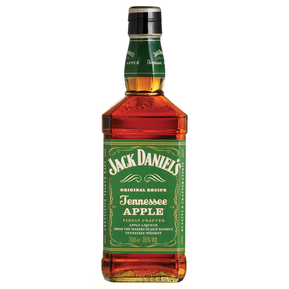Tennessee Whiskey - JACK DANIEL`S 0.7L APPLE 35%, beicevreipro.ro