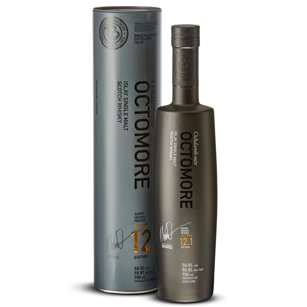 Single Malt Whisky - OCTOMORE 12.1 TIN BOX 0.7L, beicevreipro.ro