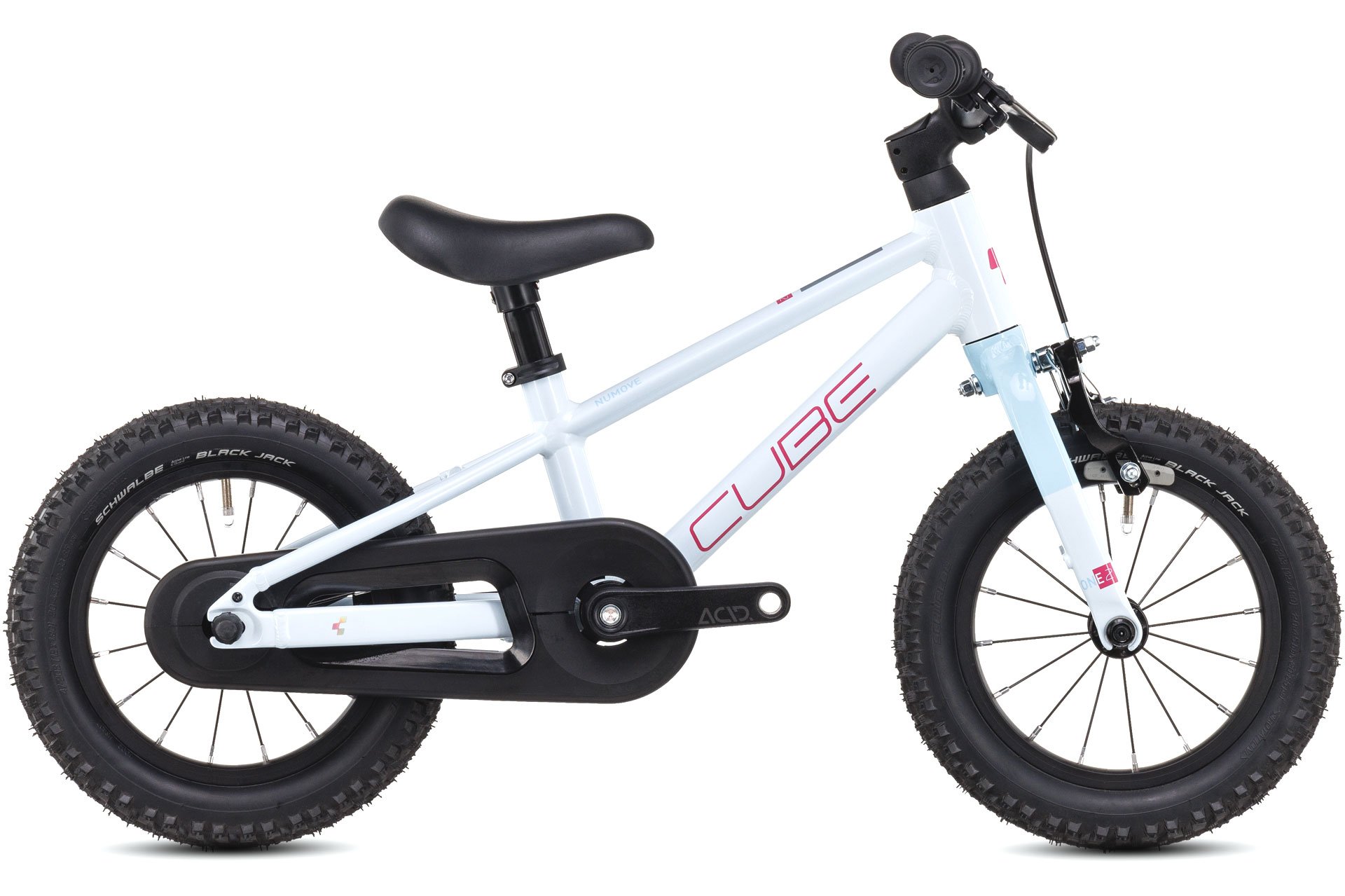 BICICLETA COPII CUBE NUMOVE 120 RT ALB/ROZ 12INCH