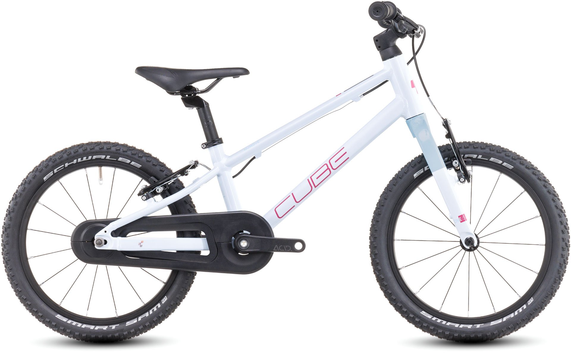 BICICLETA COPII CUBE NUMOVE 160 ALB/ROZ 16INCH